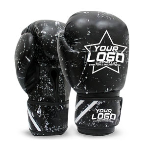 Gants de boxe en cuir de vachette sans marque personnalisés de haute qualité support de poignet Velcro/support de poignet à crochet et boucle - Product Image 4