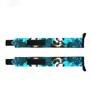 Muñequeras de Gimnasio con Diseño de Panda Personalizadas al por Mayor, Cinturón de Soporte para Levantamiento de Pesas con Presilla para el Pulgar, Impresión Personalizada - Product Image 2