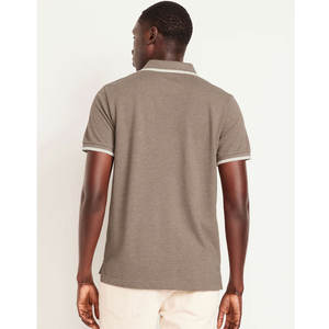 Personalizado de manga corta a granel de gran tamaño Polo Golf Camisetas Liso en blanco bordado Logo Entrenamiento Trabajo Hombres Polos - Product Image 3