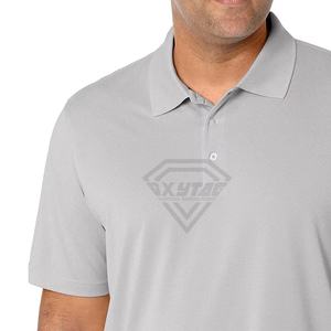 Maillot en polyester léger pour homme, solide, respirant et durable pour golf, tennis, extérieur, polo grande taille - Product Image 5