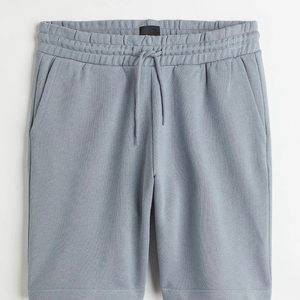 Men's High Street Style <b>Short</b> Elastic Waist <b>Fleece</b> <b>Shorts</b> 100% Cotton Solid Quick Dry Breathable OEM Casual <b>Shorts</b> - Product Image 1