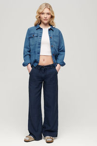 Vestes en jean pour femmes à col rabattu, fermeture boutonnée, en coton respirant de qualité supérieure, prix usine, service OEM personnalisé, idéales pour l'hiver - Product Image 3