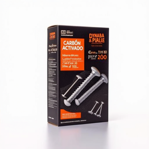 DYNAPLUS <b>Flat</b> Head Construction <b>Screws</b> 6mm TX-30 Zinc-Plated 120mm Pack of 100 - Product Image 2