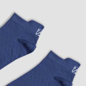 PowerCore Sporty Blue Quarter <b>Socks</b> Crew Customizable Anti-Bacterial Breathable Diabetic Cushioned Argyle Print Design Cycling - Product Image 4