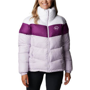Veste matelassée décontractée pour femme, couleur unie, vêtements de sport, coupe-vent, respirante, légère, polyester/nylon, hiver, grande taille - Product Image 1