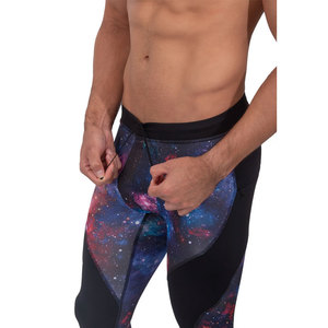 Men's High Quality Gym Sports Compression Legging Elastic Waist Closure OEM Service <b>Winter</b> Running <b>Tights</b> Wholesale Supply - Product Image 5