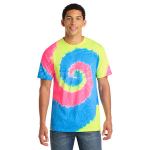 T-shirts Tie Dye en gros, coton premium, couleurs et motifs personnalisés, vêtements de rue, chemise tendance, idéal pour les marques et les détaillants - Product Image 1