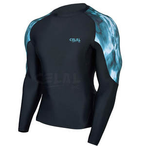 Diseñe su propio logotipo Personalizado Manga larga Rash Guards Servicio OEM Mangas largas Rash Guards - Product Image 1