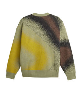 Pull en tricot à col rond pour hommes Pull doux à manches longues avec couleur abstraite Splash Design Casual Winter Autumn Fashion Top - Product Image 6