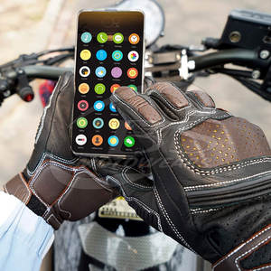 ถุงมือแข่งรถมอเตอร์ไซด์ถุงมือหนังระบายอากาศได้ดีถุงมือขี่จักรยาน - Product Image 2