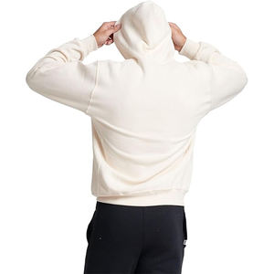 Sweat-shirt à capuche 100% coton avec logo personnalisé unisexe sweat-shirt lourd brodé épaules tombantes coupe ample pour le quotidien décontracté - Product Image 4