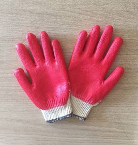 Gants enduits de caoutchouc vietnamien anti-coupure anti-dérapant sécurité travail Latex semi-revêtement coton réutilisable pour la protection des mains - Product Image 6