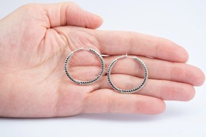 Fully White Moissanite Diamond Sterling Silver Hoop <b>Earrings</b> Excellent Cut Beautiful <b>Earrings</b> Customized <b>Earrings</b> Gift for Women - Product Image 5