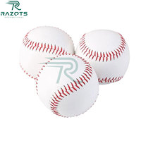 Pelotas de Béisbol de Cuero Sintético Razorts International BB002 al por Mayor, Pelotas de Béisbol para Adultos con Diseño Personalizado, Hechas a Mano, Ligeras, de Goma para Entrenamiento