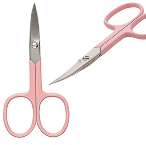 Ciseaux à ongles roses Ciseaux à cuticules de haute qualité en acier inoxydable Beauté Meilleurs ciseaux de manucure Outils de coupe d'ongles - Product Image 1