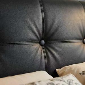 <span class=keywords><strong>Cama</strong></span> con plataforma de cuero de microfibra KD Structure para apartamentos pequeños, con cajones de almacenamiento, diseño maestro, juego de muebles de dormitorio tamaño Queen - Product Image 4