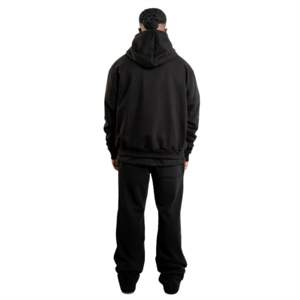 Sweat à capuche basique à grand logo | Sweat à capuche surdimensionné 380 GSM avec imprimé devant et dos | Pull Streetwear 80% coton 20% polyester - Product Image 5