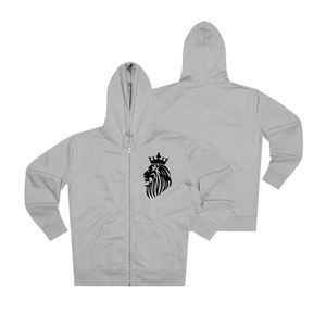 Vente en gros de sweats à capuche unis pour hommes couleur grise à fermeture éclair séchage rapide vêtements de rue sweats à capuche pour hommes adultes avec logo sérigraphié - Product Image 3