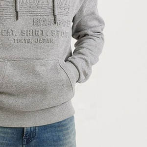 Sweat à capuche en relief pour hommes quantité minimale de commande bas Qualité supérieure Meilleur prix Sweats à capuche en relief Prix de gros Sweat à capuche fabriqué au Pakistan - Product Image 5