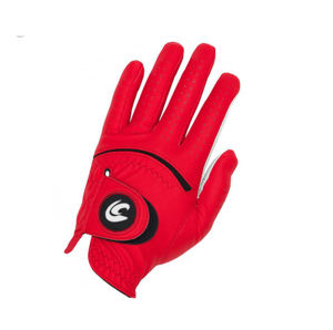 Guante de golf de cuero Cabretta suave y transpirable con logotipo personalizado de colores personalizados unisex, guantes de golf de cuero genuino de piel de oveja para adultos - Product Image 3