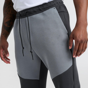 Pantalones Deportivos Transpirables de Felpa con Cierre de Cremallera, Cintura Elástica, Bolsillos Laterales, Cómodos, de Cintura Media para Hombre - Product Image 5