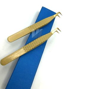 Pince à épiler d'extension de cils en acier inoxydable japonais avec logo personnalisé - Product Image 2