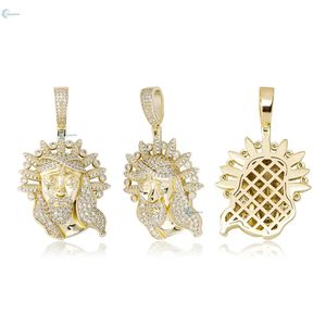Pendentif tête de Jésus en moissanite VVS1, pendentif hip-hop glacé, collier pour homme sur mesure, cadeau - Product Image 6