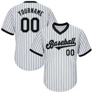 2025 nuevo 100% poliéster/Spandex logotipo personalizado camiseta de béisbol ropa deportiva blanca Jersey para fútbol hecho en Pakistán - Product Image 1