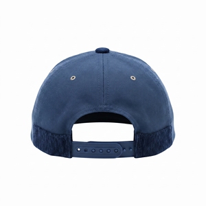 Casquette de baseball 6 panneaux personnalisée avec logo, visière en velours côtelé, lettres brodées, unisexe, ajustée, pour adulte, décontractée, vintage, respirante - Product Image 3