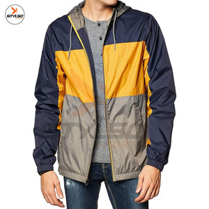 Personnaliser le style et la conception Streetwear Polyester Softshell imperméable Sports de plein air course coupe-vent veste de pluie pour hommes - Product Image 2