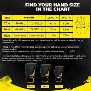 Guantes de Boxeo de Cuero Vacuno Personalizados de Alta Calidad de la Industria Unbridleds, Marca Privada, Antideslizantes, Transpirables y Elásticos para Exteriores - Product Image 6