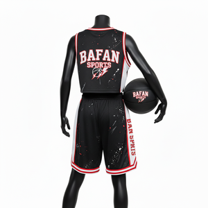 Ensemble maillot et short de basketball pour femmes, 180 GSM, maille polyester respirante, panneau latéral en mesh, sublimation, logo personnalisé, ensembles pour femmes - Product Image 5