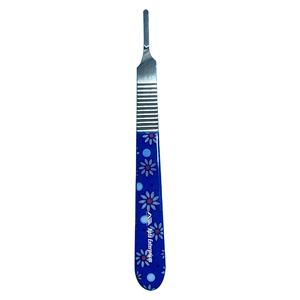 Manche de scalpel de qualité supérieure, fabriqué sur mesure, couleur bleue avec impression, meilleur prix, manche de scalpel chirurgical, prix de gros - Product Image 1