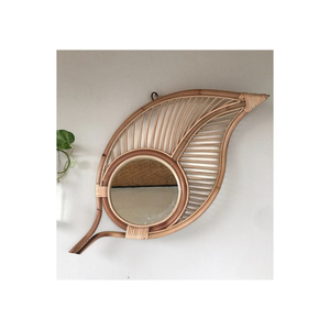 Top High Quality Rattan <b>Mirror</b> For Home Decor/ Best Selling Natural Rattan Core <b>Mirror</b> For <b>Hanging</b> <b>Wall</b> Origin In Vietnam - Product Image 1