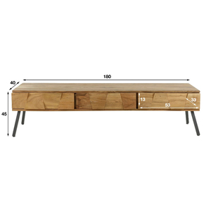 Nuevos mejores muebles hechos a mano de madera de acacia maciza gabinete de almacenamiento de Metal de estilo indio rústico para cocina Diseño personalizado OEM/ODM - Product Image 4