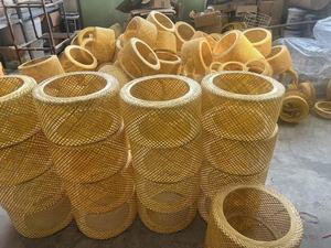 โคมไฟหวายไม้ไผ่ธรรมชาติทำมือ2024 - Product Image 4