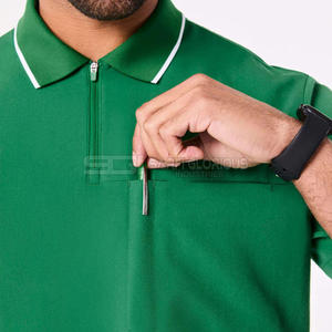 ชุดยูนิฟอร์มทางการแพทย์สีน้ำเงินแบบสองชิ้นสำหรับบุคลากรทางการแพทย์ แขนสั้น เหมาะสำหรับพยาบาล แพทย์ และเจ้าหน้าที่ห้องปฏิบัติการ - Product Image 4