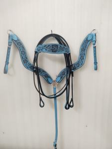 Caballete de caballo de cuero de diseñador occidental de alta calidad para carreras de barriles y equitación Precios al por mayor de La India... - Product Image 2