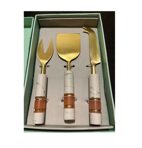 Trancheuse à fromage en laiton coupe-fromage couteaux cadeaux de qualité supérieure boîte d'emballage vente personnalisée - Product Image 6