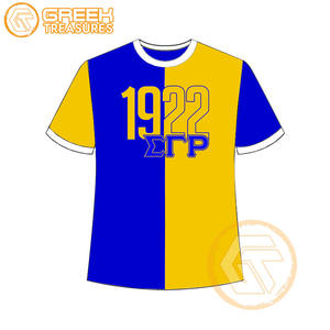 Venta al por mayor Sigma Gamma Rho mujeres camiseta hermandad ropa algodón Jersey alta calidad transpirable camiseta mujeres ropa griega - Product Image 5