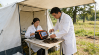 Spectromètre X-ray portable P5S pour analyse sur site des éléments minéraux, des sols et des huiles