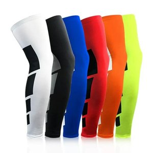 Mangas de compresión para pierna, protección UV tradicional, transpirable, deportes, baloncesto, fútbol, personalizado - Product Image 2