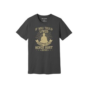 เสื้อยืดผ้าฝ้าย100% พิมพ์ลายพระพุทธรูปแบบลำลองมี12สีให้เลือก160-180 - Product Image 3