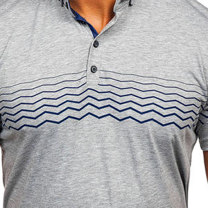 Ropa de Golf Personalizada de Alta Calidad, Material Deportivo de Secado Rápido, Corte Ajustado, Camiseta Polo Deportiva Estampada para Hombre - Product Image 5