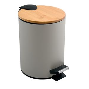Cubo de Basura con Pedal ADONIS, Color Taupe Mate, 5L - Product Image 1