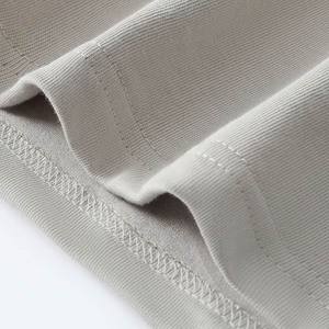 T-shirt surdimensionné en coton, poids lourd, épaule tombante avec étiquette personnalisée, respirant, vêtements urbains de grande taille, design vierge-OEM ODM - Product Image 5