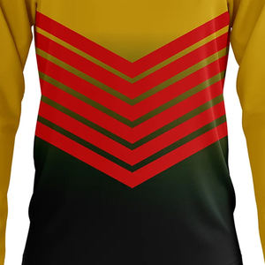 Camiseta de portero de fútbol cómoda Unisex con nombre personalizado Patrón digital de color sólido Top Nuevo logotipo Servicio OEM para hombres y mujeres - Product Image 2