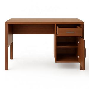 Bureau d'écriture moderne en teck, bureau d'ordinateur en bois, table d'étude minimaliste pour la maison et le bureau, mobilier de bureau - Product Image 4