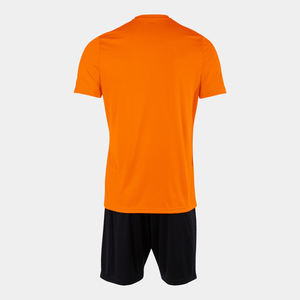 Uniforme de fútbol de poliéster naranja 100%, ropa de equipo de alta calidad, servicio OEM personalizado, juegos de corte automatizados incluidos, suministro de venta completa - Product Image 2