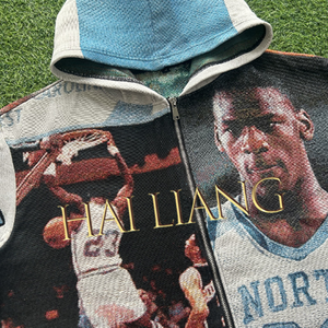 Pull-over à capuche tissé au design personnalisé Pull-over lourd de grande taille Vêtements d'anime Sweat-shirt à capuche en tapisserie personnalisé - Product Image 5